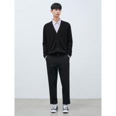 [24SS]실크 블렌드 베이직 카디건  블랙 (BC415AC035)