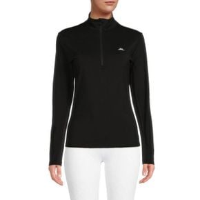 4350500 J.Lindeberg Lauryn Quarter Zip Pullover - BLACK 72847858