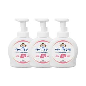 아이깨끗해 핸드워시 레몬 490ml 용기 3개