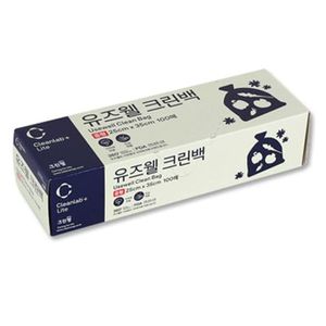 오너클랜 크린랲 크린백 위생백 음식물 비닐봉투 25x35 100매
