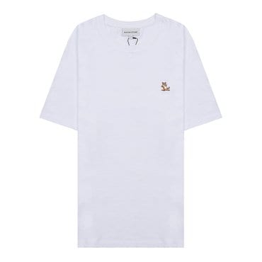 메종키츠네 [메종 키츠네] SS25 남성 칠렉스 폭스패치 티셔츠 LM00110KJ0008 P100