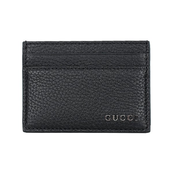 [시흥점] 25FW 로고 레더 카드지갑 (771157 AABXM 1000)