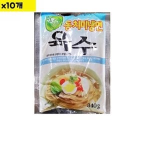 식자재 도매) 엄지 동치미 냉면육수 340g x10개