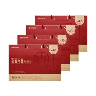  종근당건강 홍삼녹용 프리미엄 50ml 30포 4개/mjc