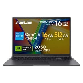 ASUS Vivobook 16X K3605ZF Windows11 RTX 2050 16GB SSD512GB Core i5 1.92kg K3605ZF-N1027W