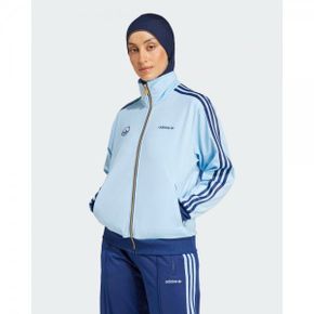 4823510 adidas Firebird Badge Track Top Womens - Clear Sky