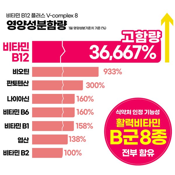 비타민 B12 브이 컴플렉스8 (12개입)