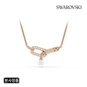 [본사정품/쇼핑백증정] Constella 로즈골드 크리스털 펄 목걸이 5728589