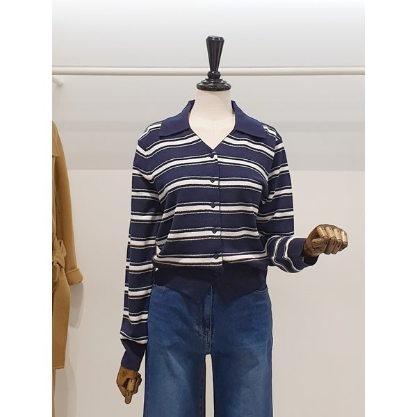 [파주점] 쥬크 주크 카라넥 단가라 니트 가디건​ V261KSL910