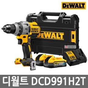 DCD991H2T 20V MAX 충전드릴드라이버  POWERSTACK 5.0Ah 브러쉬리스 속도조절