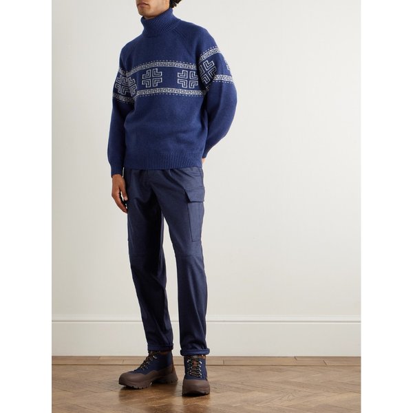 브루넬로쿠치넬리 스트레이트 레그 울 플란넬 카고 팬츠 46376663162902640