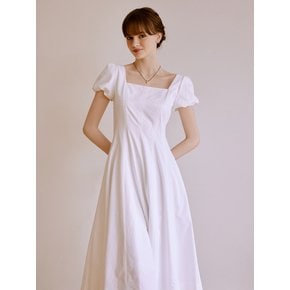 [리퍼브] Juicy square dress (white)