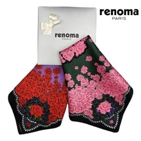 레노마 RGA2206 로즈패턴 큐빅손수건 LE1216778515