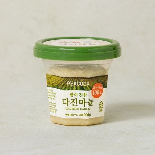 피코크 향이 진한 다진마늘 (200g)