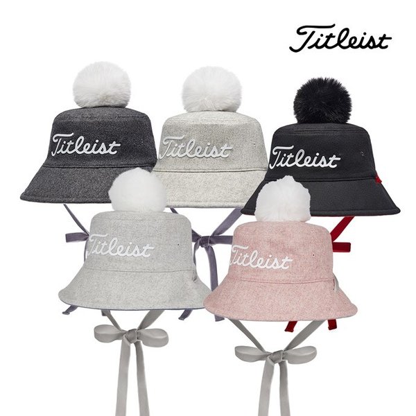 여성 폼폼 버킷 모자 TH23WPBK