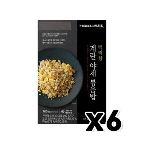 백리향 계란야채볶음밥 즉석간편조리 180g x 6개