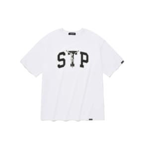 SP STP LOGO T SHIRTS-WHITE