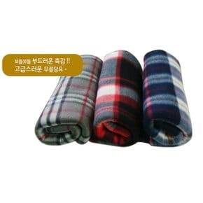 따뜻한담요 체크 무릎담요 차박용품 차박 (WD9400D)