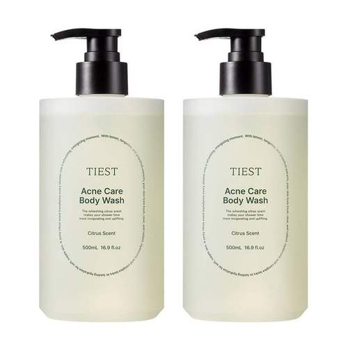 TBZ 티에스트 시트러스 바디워시 약산성 여 드름케어 500mL 2개
