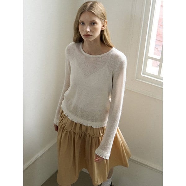 [리퍼브][2color] sugar frill knit 275