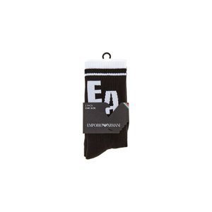 EMPORIO ARMANI 남성 빅 로고 리브드 삭스 2PACK 0813345006000