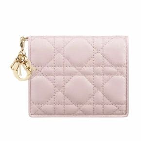 [명품] 크리스찬 디올 디올 Lady Dior Gardenia 미니 지갑 S0178ONMJ_M05N