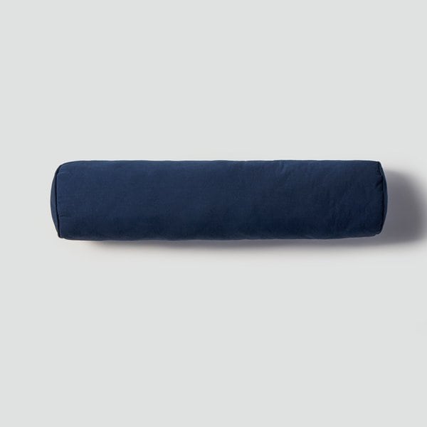 고밀도 순면 원통 편백베개_42x10cm_네이비 J60N901040056