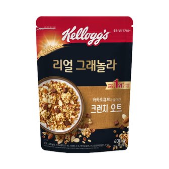  켈로그 리얼 그래놀라 크런치 오트 400g 1개