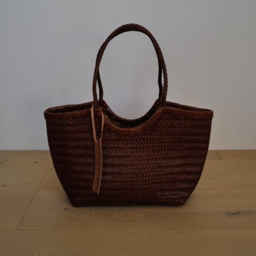 그레이맨션 가드너바스켓 웨이브 위빙백 소가죽 핸드메이드 Gardener Basket_Weaving Wave Bag