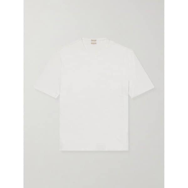 파나레아 리넨 코튼 블렌드 티셔츠 46376663163000794