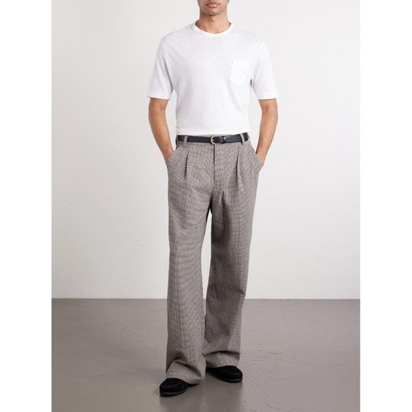 파나레아 리넨 코튼 블렌드 티셔츠 46376663163000794