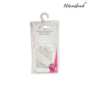 [노션랜드] Notionland 단추 세트 - 셔츠용 혼합 사이즈 (9mm, 11mm, 15mm)-(17016)