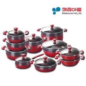 키친아트 투톤 경질 신비냄비 2단찜기 32cm