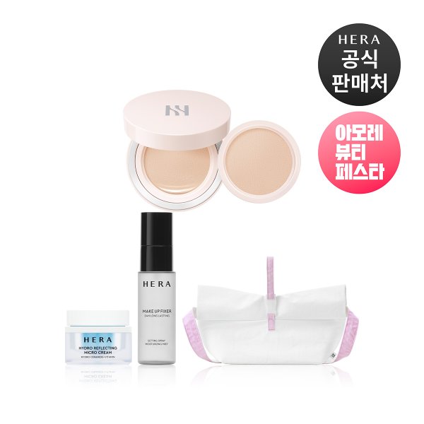 [아뷰페] 리플렉션 스킨 글로우 쿠션 파운데이션 스페셜 기획 세트(본품15g+리필15g)