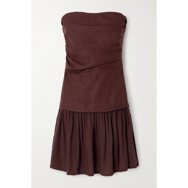 페이스풀 헤디 보일 트림 리넨 미니 원피스 46376663162989109