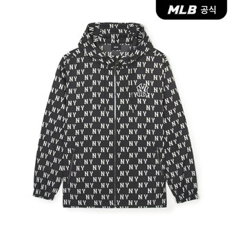 MLB [코리아공식]클래식 모노그램 프린트 바람막이 NY (Black)