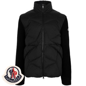 [부산점] 몽클레어 블랙 울 니트 믹스 구스 다운 집업 자켓 9B00038 M1131 999