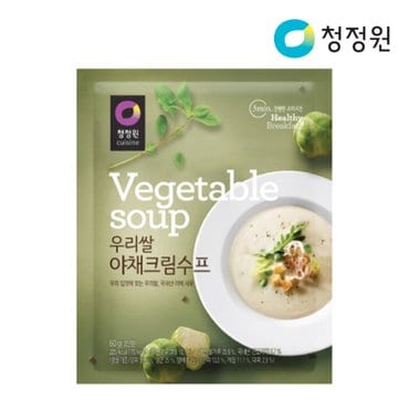  청정원 우리쌀 야채수프 60g x5개