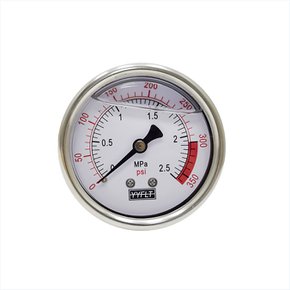 오일충만식 압력계 판넬식 직경60 YN60Z-2.5MPa