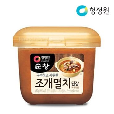  청정원 조개멸치찌개된장 450g PET x6개