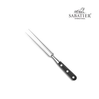레볼 리옹사바티에 이녹스 카빙 포크 15cm 바베큐