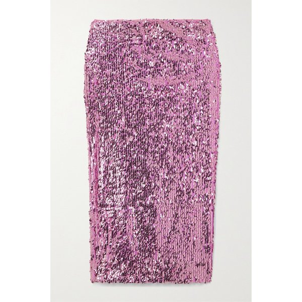 로테이트 바이 비르거 크리스텐슨 넷 서스테인 타샤 시퀸 튤 미디 스커트 1647597326138302