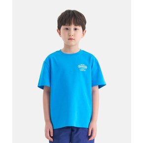 에센셜 백그래픽 반팔티셔츠 (블루) OD262ISS02_BLU