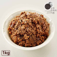 100% 국내산 우리콩 된장 1kg 밀폐용기 순창문옥례식품