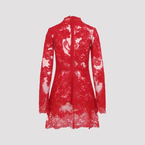 에르마노 설비노 미디 원피스 D492Q725APZBD 91559 RED