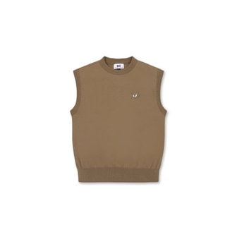 왁 골프 (WWWAA24602LBR)Women Crewneck Knit Vest