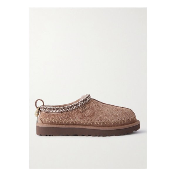 어그 태즈먼 비아리츠 시어링 안감 브러시드 스웨이드 슬리퍼 라이트 브라운 46376663162969265