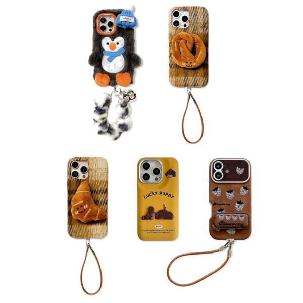 [sticky zoo Case] 스티키주 휴대폰 아이폰 케이스 스트랩 Penguin - SSG.COM