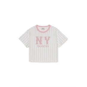 (공식) 25SS 바시티 여아 스트라이프 티셔츠 세트 NY (Mg.Pink) 7FS1V1153-50PKM
