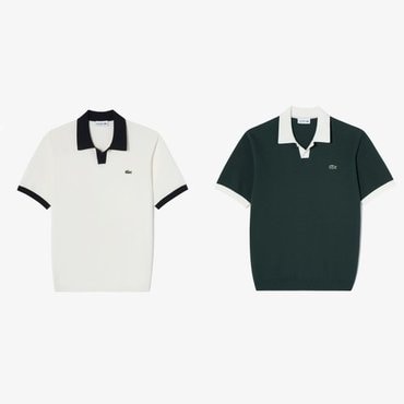 라코스테 (남성) 배색 카라 스웨터 폴로 티셔츠(PH843E-55G) 2컬러 중 택 1